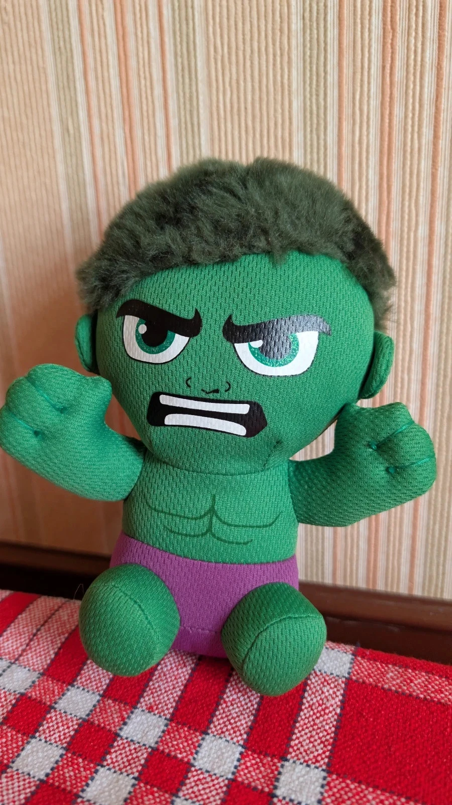 peluche marvel hulk ty beanie babies doudou vert
